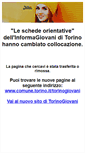 Mobile Screenshot of informagiovanipiemonte.it